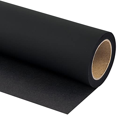 WRAPAHOLIC Black Wrapping Paper Roll - Mini Roll...
