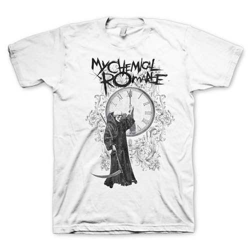 2Bhip My Chemical Romance Fire Time - Mens Short Sleeve T Shirt White M