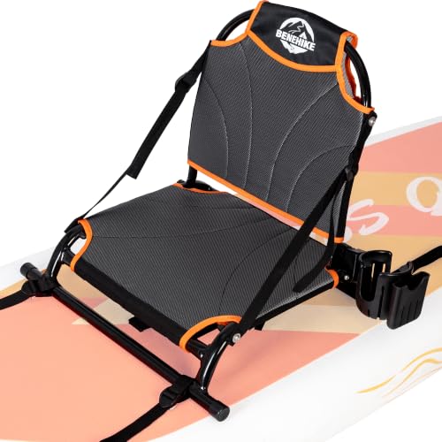 Asiento para Kayak con Respaldo Ajustable, Marco de Aluminio, Bolsa Impermeable, Para Kayaks Inflables y Sit-on-Top miniatura 1