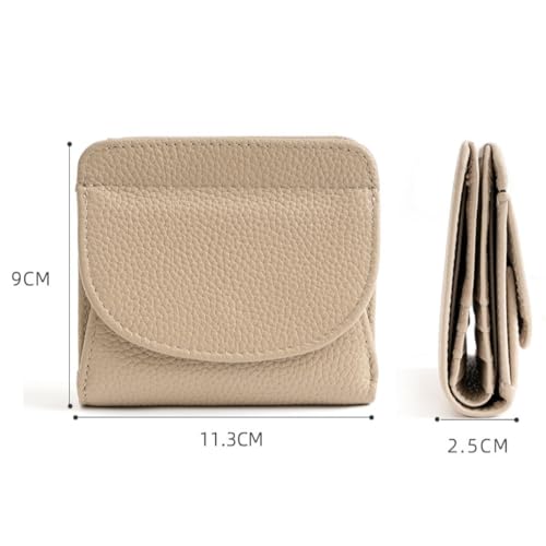 Cowhide Slim 9 Credit Card Slots Wallet Unisex Small with Banknote Holder And Coins Pocket2