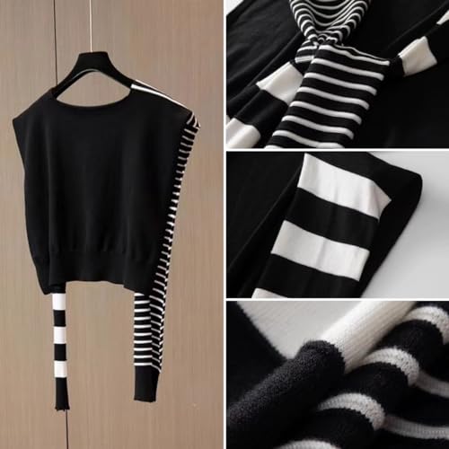 Image of WaJuemy Sweater Shawl Wraps for Women Sweater Knitted Knotted Shawls Travel Casual Scarf Cape Shoulder Tops Fashion Wrap