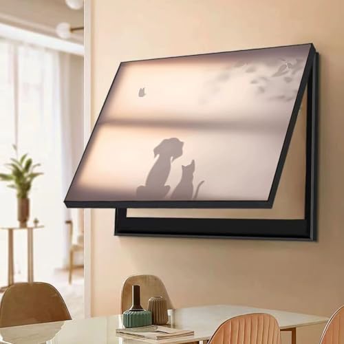 Décoration murale polyvalente pour salon : cachez votre panneau électrique avec style