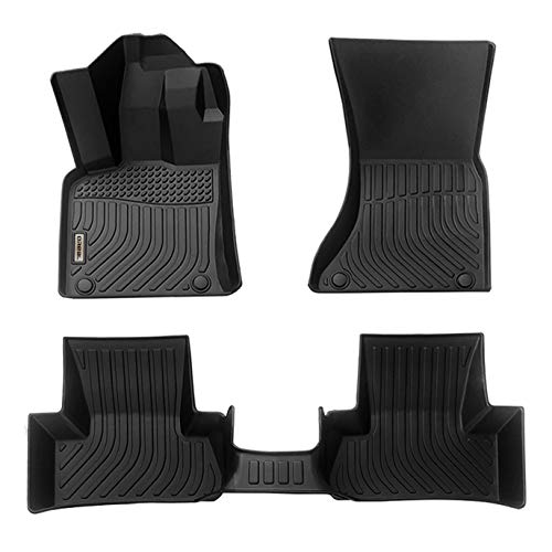 orealtrend Black Floor Mats Liners Replacement for Audi Q5 / SQ5 2009-2017 Heavy Duty All Weather Guard Front and Rear Car Carpet-Custom Fit-Tough/Durable/Odorless