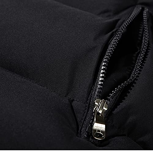 Wenkomg1 Winter Puffer Vest For Men,Lightweight Zip Up Coat Packable Ski Vest Sleeveless Water Resistant Outerwear,Sweater Vest Black Vest Winter Vest Heated Vest Sweat Vest For Men(Black,Medium) #TOP4