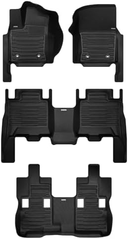 TuxMat - for Toyota Sequoia 7-Seater 2023-2027 Models - Custom Car Mats - Maximum Covera...