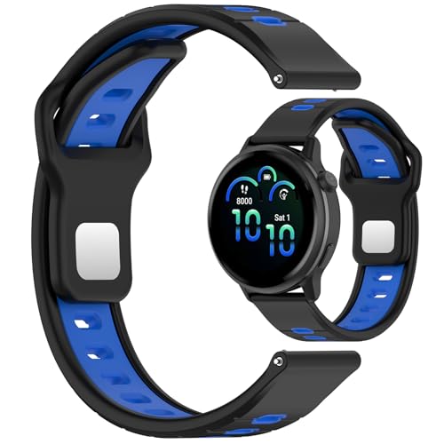 Correa de silicona compatible para Garmin Vivoactive 6 de 20mm miniatura 1