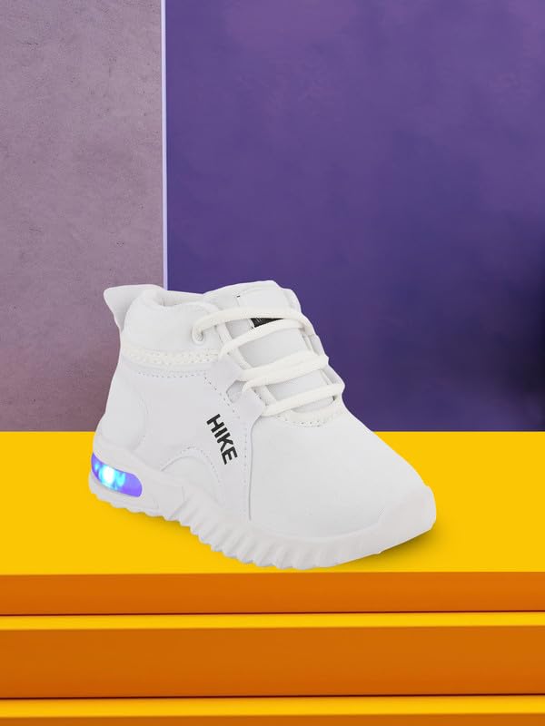 Redburg Kids LED Light Up Shoes for Boys & Girls Age Range 4 Year to 4.5 Year, Unbreakable & Lightweight Shoes for Kids, Unisex Fashionable LED Sneakers 5 41QhiFUAljL