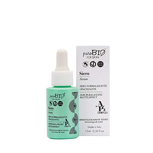 Purobio Siero Sebo-Normalizzante E Opacizzante Per Pelle Grassa - 15 Ml