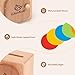 Woodtoe Montessori Coin Box for Toddlers, Montessori Toys for 1 2 3 Year Old, Fine Motor Skills Toys, Wooden Sensory Toy, Object Permanence Educational Toy, First Birthday Easter Gift for Boy Girl