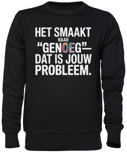 Sweat-shirt noir jersey unisexe en maille haut de gamme