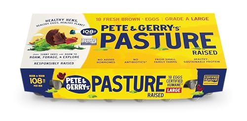 PETE & GERRYS Large Grade A Pasture Raised Eggs 18 Count, 18 CT