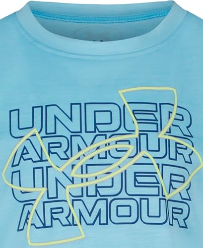 Image of Under Armour Boys Short Sleeve Core Graphic T-Shirt, Lightweight & Breathable, Relaxed Fit