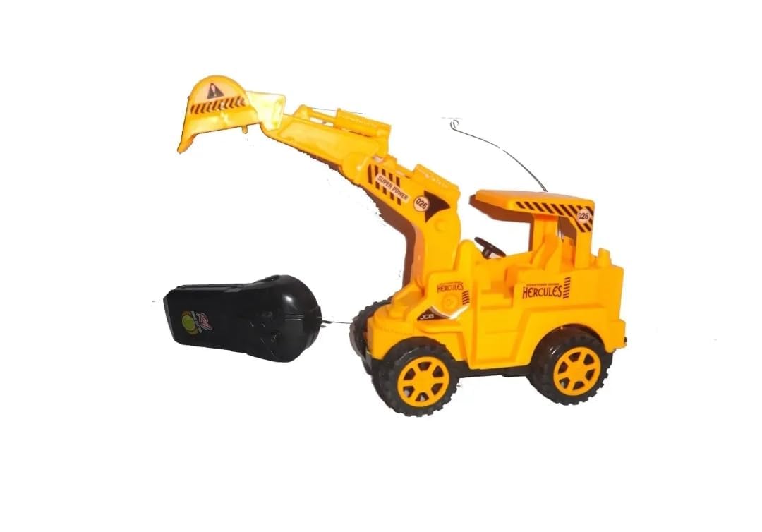 Monk Store Remote Control Construction Excavator Toy, Yellow, Kids Excavator Truck with Wireless Remote, Bulldozer, Construction Truck Material Allowing (B0DH8CXZL4) Amazon Price History, Amazon Price Tracker