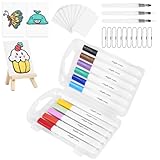 AOOTE Magic Puffy Paint Set,Colorear