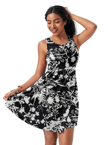 Image of HiMONE Vacation Dresses for Women 2025 Summer Dress Women's Casual Sundresses Casual Beach Petite Sun Dress XS-2XL