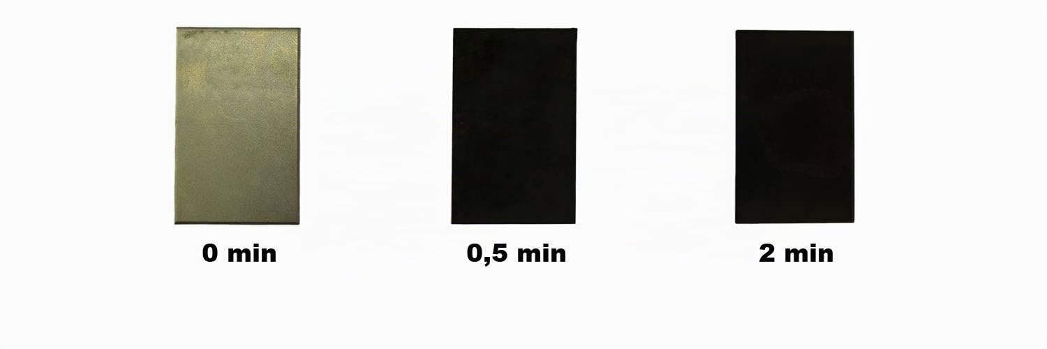 Brunissage 1000 ml appliqué en peignant et en immergeant - Bronzage rapide noir