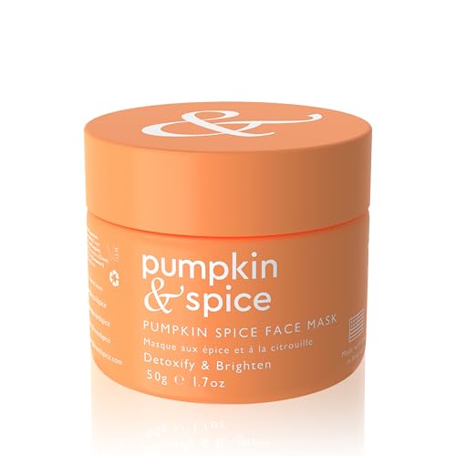 Pumpkin Spice Clay Enzyme Facial Mask | Removes Pimples,...