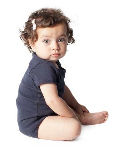 Body coton côtelé manches courtes pour les jeux et la sieste de bébé 18-24M