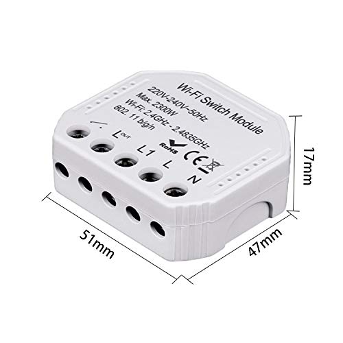 QS-WIFI-S03 Smart Wi-Fi Switch Module dimensions
