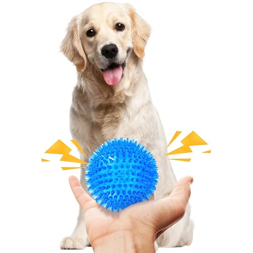 6 pelotas mordibles con sonido para perros medianos miniatura 3