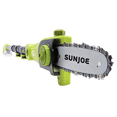 Sun Joe 24V-PS8-LTE 24-Volt 8-Inch 2 Cordless Telescoping Chainsaw Pole Saw, Kit (w/2.0-Ah Battery + Quick Charger)