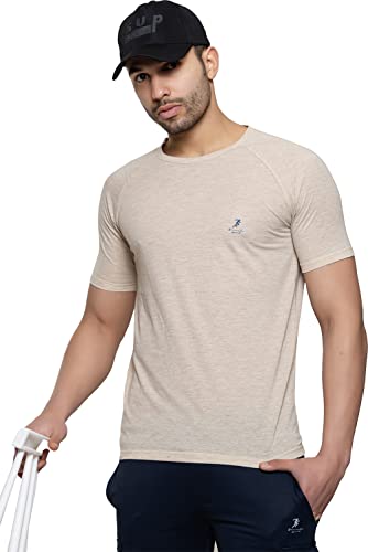 Image of Men's DRI FIT Sports Tshirt /SWEATPROOF /Anti Microbial /Extra Stretch /for Pickleball, Gym, Training, Badminton, Cricket, Tennis, Yoga, Golf (All Sports) All Colours & Sizes, Full & Half Sleeves