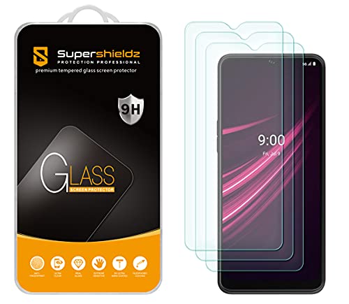 (3 Pack) Supershieldz Designed for T-Mobile Revvl V+ 5G / Revvl V Plus 5G Tempered Glass Screen Protector, Anti Scratch, Bubble Free