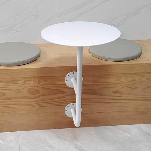Mesa redonda de hierro para salones pequeños y esquinas 3