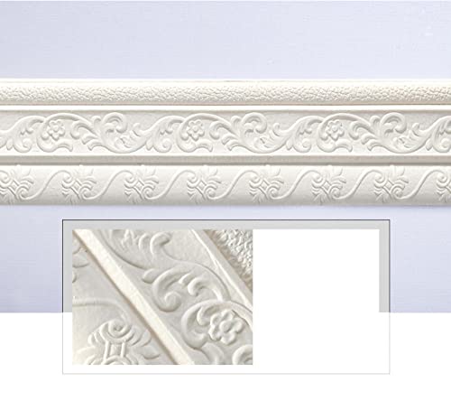Cenefas de papel pintado autoadhesivas para tapar imperfecciones en paredes con azulejos 3