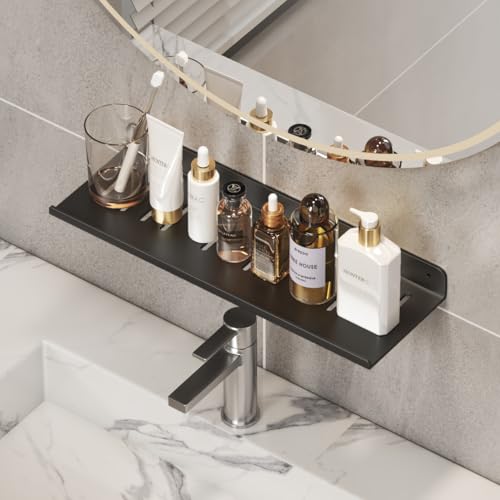 AIHSFURN mensole bagno senza foratura Mensola Bagno Autoadesiva Adatta per