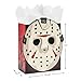 Hallmark Halloween Friday the 13th Gift Bag with Tissue Paper and Greeting Card (Jason Mask, Welcome to Camp Crystal Lake)