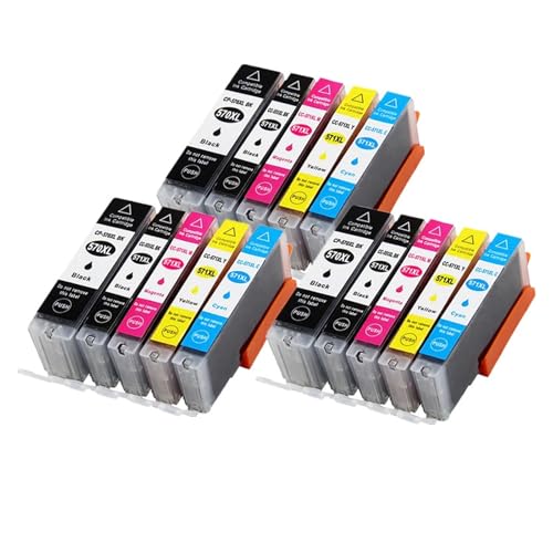 Cartouche d'encre compatible Canon PGI-570XL CLI-571XL pour imprimante Pixma MG5750 MG6850 MG7750