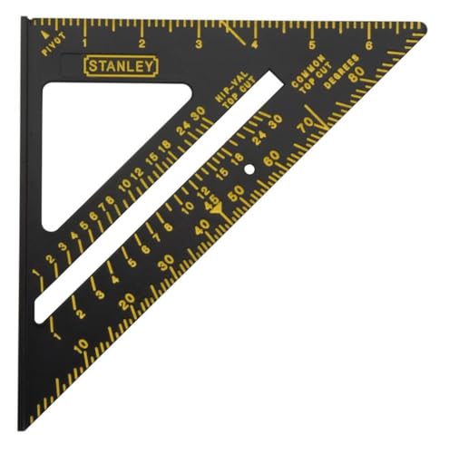 STANLEY Carpenter Square, Premium Quick Square Layout Tool, 7-Inch (46-071)