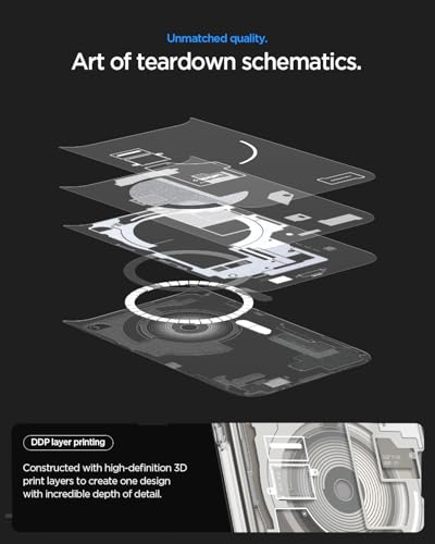 Image of Spigen Ultra Hybrid MagFit Back Cover Case for iPhone 17 Pro Max, MagSafe Compatible, Air Cushion Technology - PC+TPU | Zero One Natural Titanium