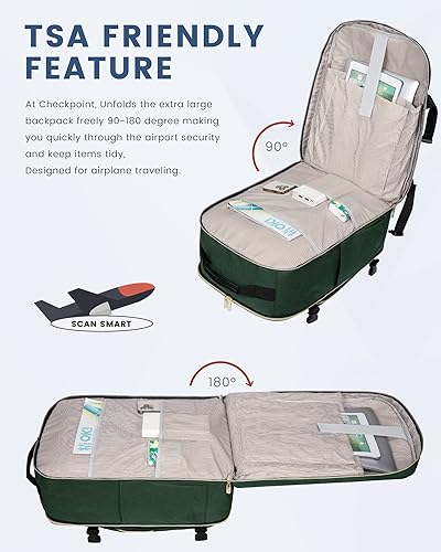 LOVEVOOK travel backpack, carry on backpack, personal item backpack travel bag, Large - Image 9