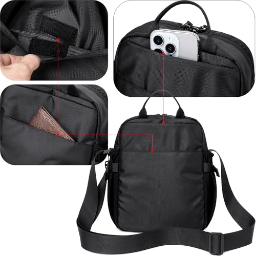Crossbody Bag sports outdoor shoulder bag Unisex Messenger Bag 10.2‘’×7.8‘’×3.5‘’ small Lightweight sports travel bag3