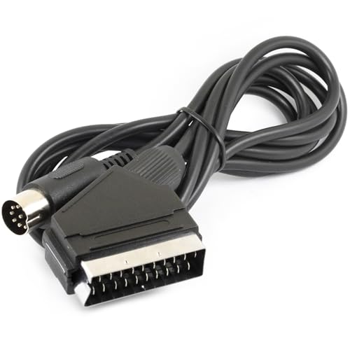 Image of for RGB SCART TV AV Cable for Sega Genesis Megadrive 1 MD1 About 1.8 Meter 6FT (8Pins, PAL-D)