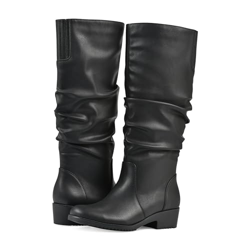 CLIFFS BY WHITE MOUNTAIN Women's Duration Cushioned Block Heeled Tall Boot2