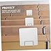 SEWACC Desk Divider for Students Easy to Clean Sneeze Guard Panel for Classroom Use Barrier for Focused Learning and