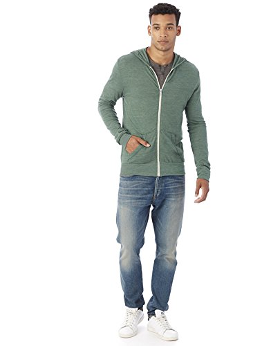 Alternative Men's Eco Zip Lightweight Hoodie4