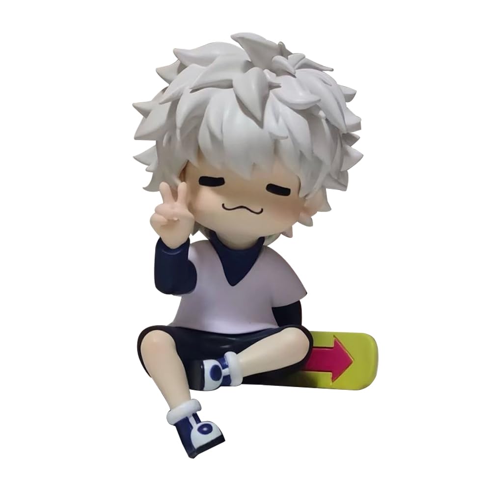 Killua Zaoldyeck Anime-Figur – Süße Q-Version, 8 Cm Groß, Aus PVC, Perfekt Als Dekoration, Geschenk Oder Sammlerstück