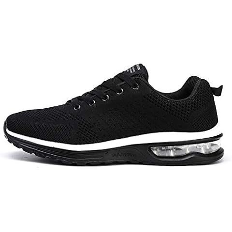 Men Women Trainers Air Cushion Sneakers Outdoor Sport Running Jogging Shoes(5066-BK36) Cover