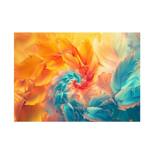 Peinture d'art abstrait haut de gamme en toile non tissée moderne 60x80cm