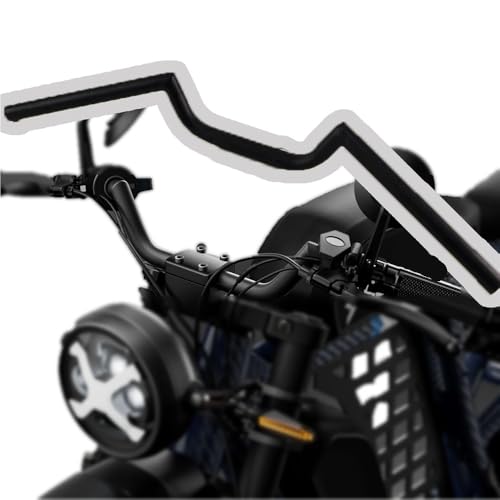 Barra manillar de 7/8 22 mm universal de equilibrio para moto Super 73 en color negro 2