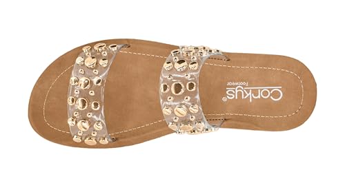 Corkys Footwear Women's Double Take Two Strap Sandal - Stylish, Comfortable, Versatile Summer Footwear, Perfect for Casual & Dressy Outfits, Lightweight4