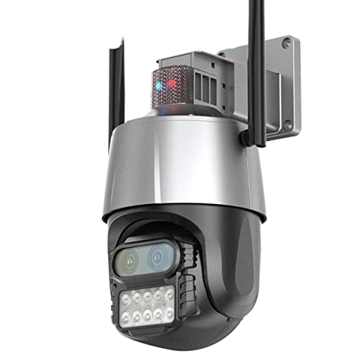 Caméra CCTV extérieure 4K étanche avec double optique haute précision - 2
