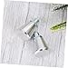 Cabilock 2pcs Spring-Loaded Plunger Latch Pin Long Pin Plunger for Industrial Equipment Silver Spring Catch Carbon Steel