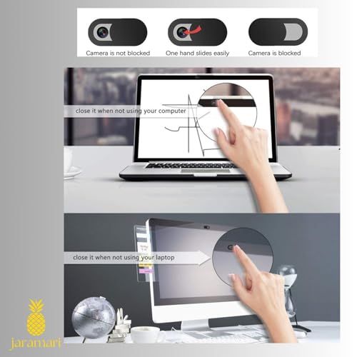 jaramari® 10x Cubierta Webcam Cover Ultra Fina – Tapa Cámara Portátil para Ordenadores, PC, Móviles, Tablets – Protector Cubre Webcam - Accesorio para Tapar la Cámara y Proteger la Privacidad (10) - imagen 4