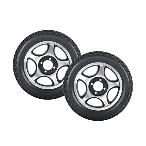 12 1/2x2 1/4, Ruedas Traseras para Silla de Ruedas Eléctrica 12 Pulgadas, Llantas Macizas No Neumáticas, Piezas de Repuesto para Ruedas, 1 Par