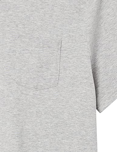 Amazon Essentials Men's Regular-Fit Short-Sleeve V-Neck Pocket T-Shirt, Pack Of 2, Grey Heather, X-Large #TOP6